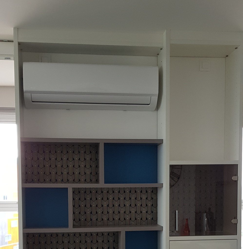 Installation climatisation réversible dans un appartement Nantais